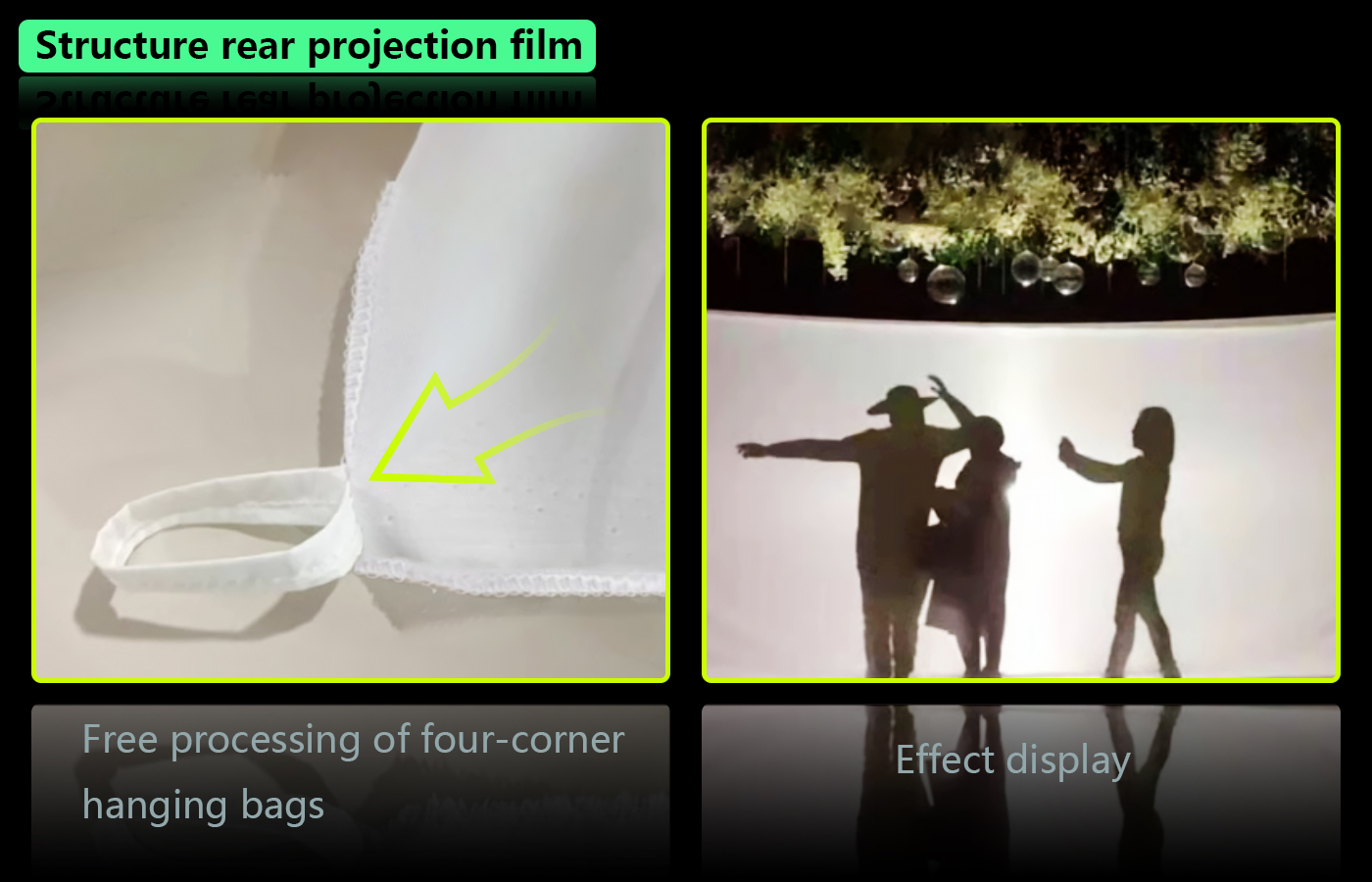 Shadowgraph Curtain Shadow projection curtain screen for play background - techlets-测试